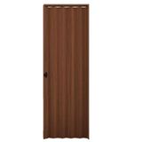 Porta Sanfonada Interna Plasbil Pvc Relevo Mogno, 210 X 90 Cm