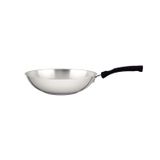 Wok Tramontina Solar Silicone Em Aço Inox Com Fundo Triplo 28 Cm 3,3 L Tramontina