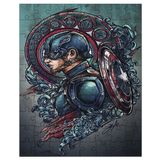 Quebra-Cabeça Personalizado 90 Peças - 30 cm x 20 cm Capitão América Vingadores (BD30)