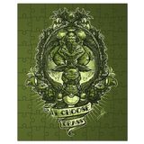 Quebra-Cabeça Personalizado 90 Peças - 30 cm x 20 cm Pokémon Grama Grass Bulbasaur Bulbasauro (BDX2)
