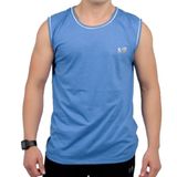 Regata masculina GG cavada academia fitness machão Azul