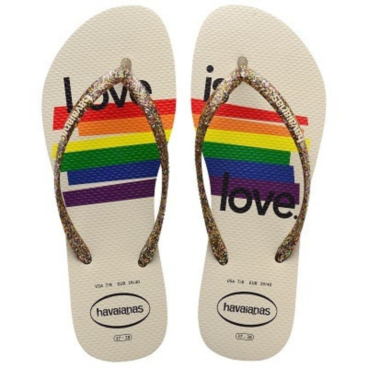 Chinelo Havaianas Slim Pride Ii Lgbtqia+ Feminino