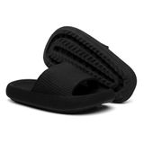 Chinelo Nuvem Ergonômico Unissex Slide Flexível Conforto Preto 36/37