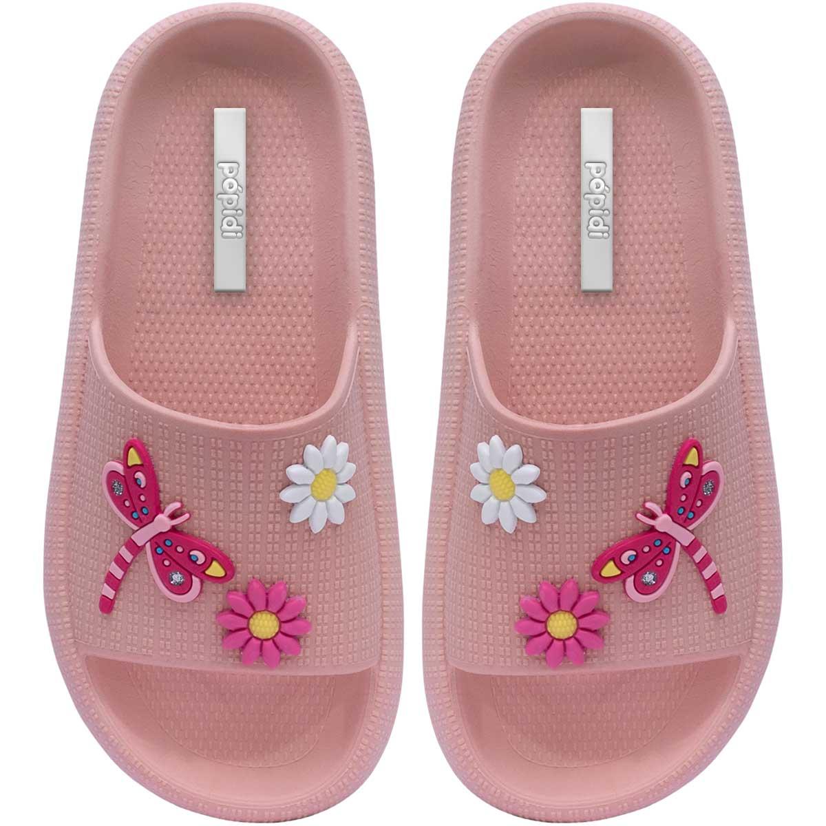 Chinelo Infantil Feminino Sandália Moda Estilo Nuvem 12.50 Cor:rosa,tamanho:29/30