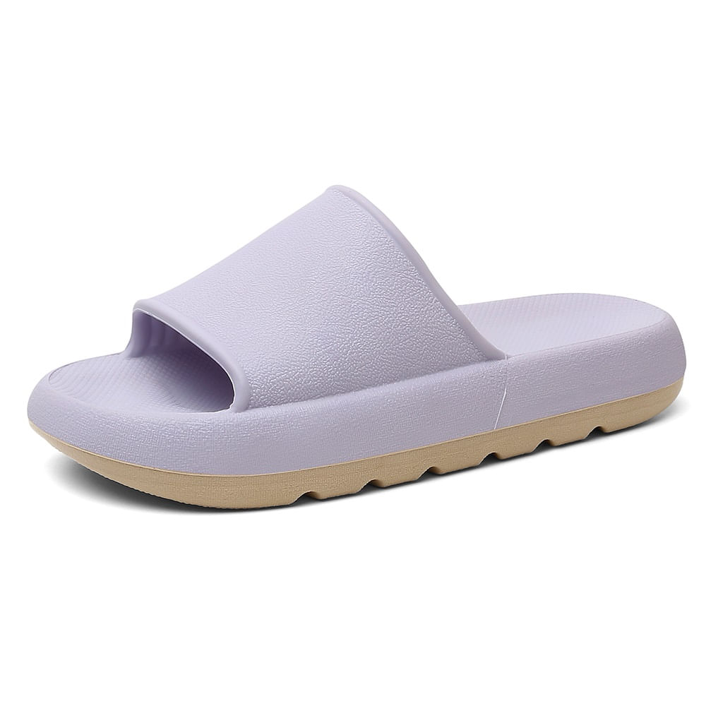 Chinelo Slide Nuvem Feminino Leve Flexivel Emborrachado Antiderrapante