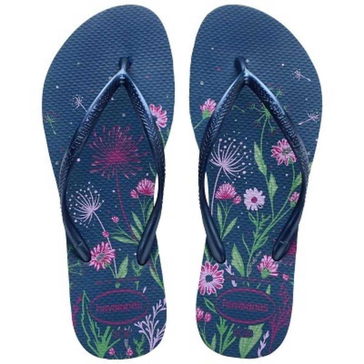 Chinelo Havaianas Slim Organic Floral Feminino Lançamento