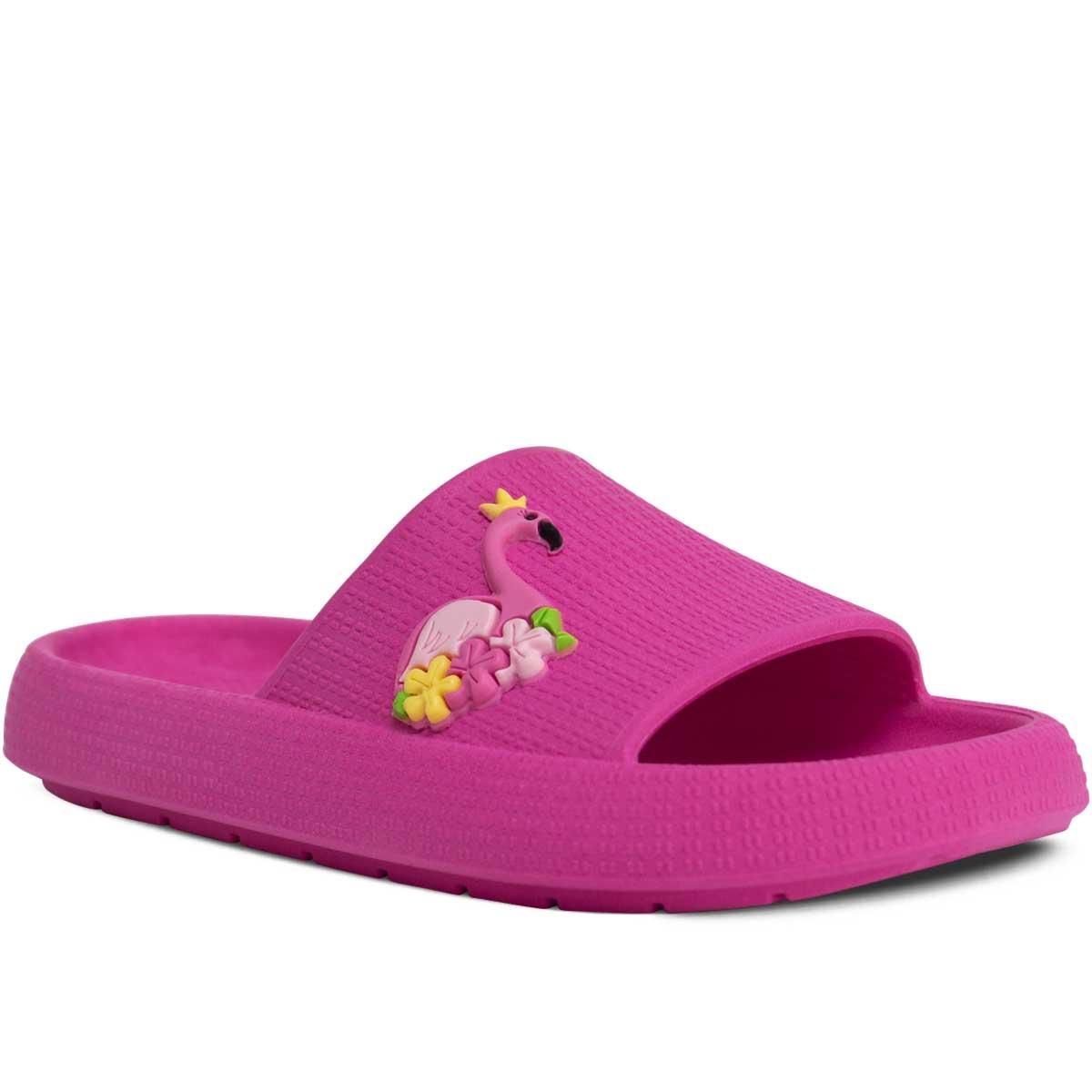 Chinelo Slide Nuvem Nº 25 Ao 36 Moda Infantil Menina 12.51 Cor:pink,tamanho:27/28