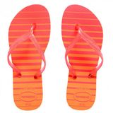 Chinelo Havaianas Sim Fantasia Listrado Laranja 8692 - Feminino