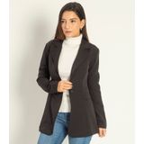 Blazer Feminino De Microfibra Misso Preto M