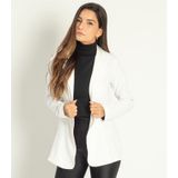 Blazer Feminino De Microfibra Misso Bege P