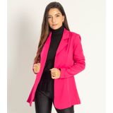 Blazer Feminino De Microfibra Misso Rosa P