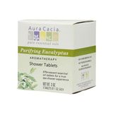 Tabletes De Banho De Eucalipto, 3 Comprimidos Da Aura Cacia (pacote Com 4)