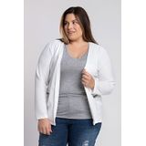 Blazer Feminino Plus Size Zíper Bolso - Serena