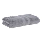 Toalha De Banho Buddemeyer Cinza Algodão Egípcio 77x140cm
