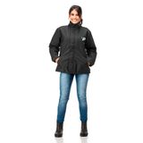 Jaqueta Feminina Frio Inverno Nylon Moto Mulher Pantaneiro - Preto - G