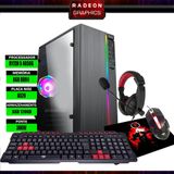 Pc Gamer G-fire Com Kit Htg-776 Amd Ryzen 5 Pro  4650g 8gb (radeon Graphics 2gb) Ssd 120gb 300w