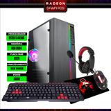 Pc Gamer G-fire Com Kit Htg-780 Amd Ryzen 5 Pro  4650g 8gb (radeon Graphics 2gb) Ssd 240gb 300w