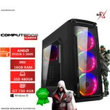 Computador Gamer Amd Ryzen 5 3600g 16gb Ssd 480gb Vga Gt730 4gb 800w 80 Plus Win10+office 2019 - Brx