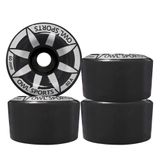 Jogo 4 Rodas Para Patins Quad Owl Sports 60 Mm 80a Preto