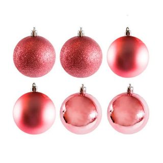 Bolas de natal rose em promoção | Carrefour
