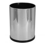 Lixeira Em Aço Inox 13,5l Prateado