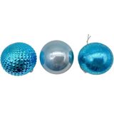 Kit 16 Bolas De Natal Azul Nº6 -wincy