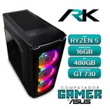 Computador Gamer Amd Ryzen 5 3400 By Asus 16gb Ssd 480gb Vídeo Gt 730 4gb Windows 10 - Ark