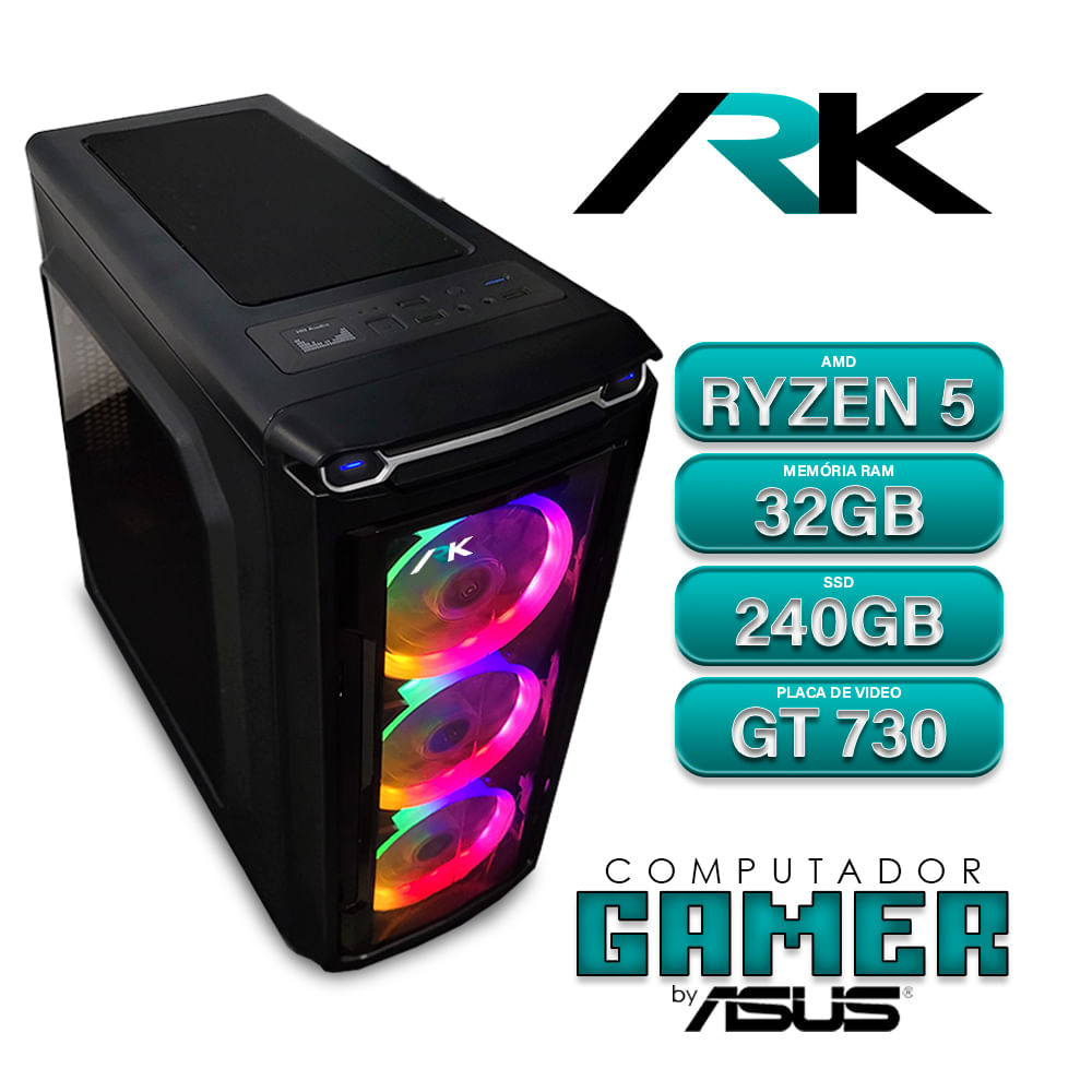 Pc Gamer Completo Aires GT 730 4GB 8GB Hd 500GB Wi-fi