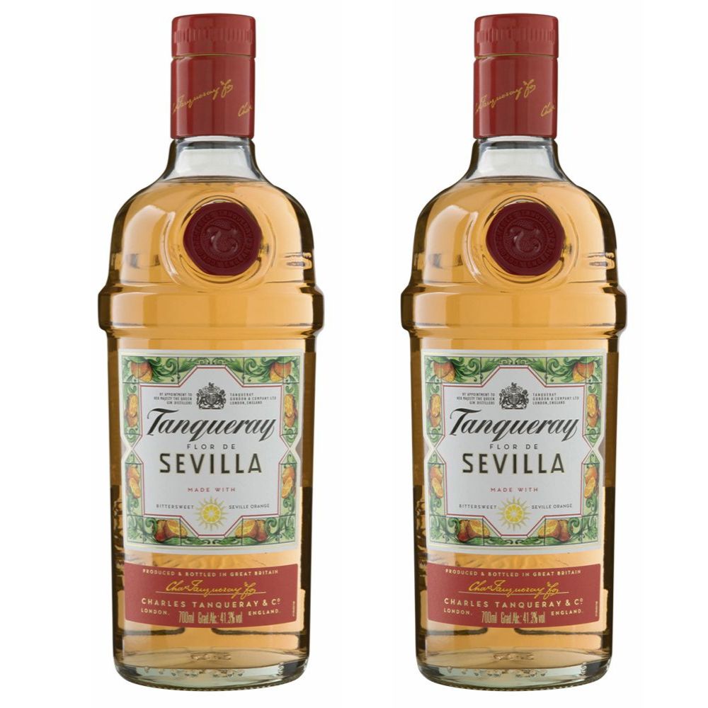 Kit 02 Tanqueray Flor De Sevilla Gin 700ml