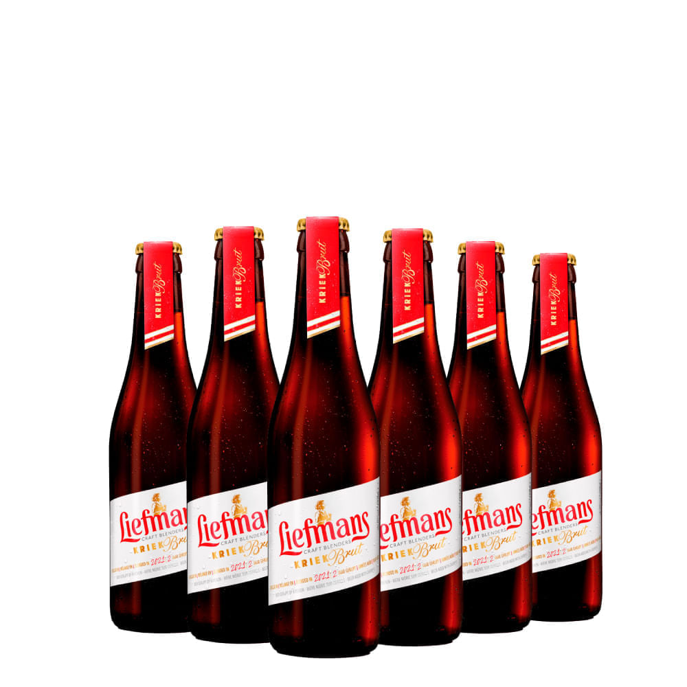 Kit Cerveja Liefmans Kriek Brut Gf 330ml 06 Unidades