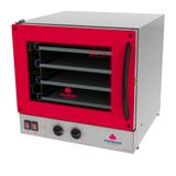 Forno Turbo Elétrico Prp-004 G2 Fast Oven Vermelho 56 Litros 4 Esteiras Progás 110v Progás