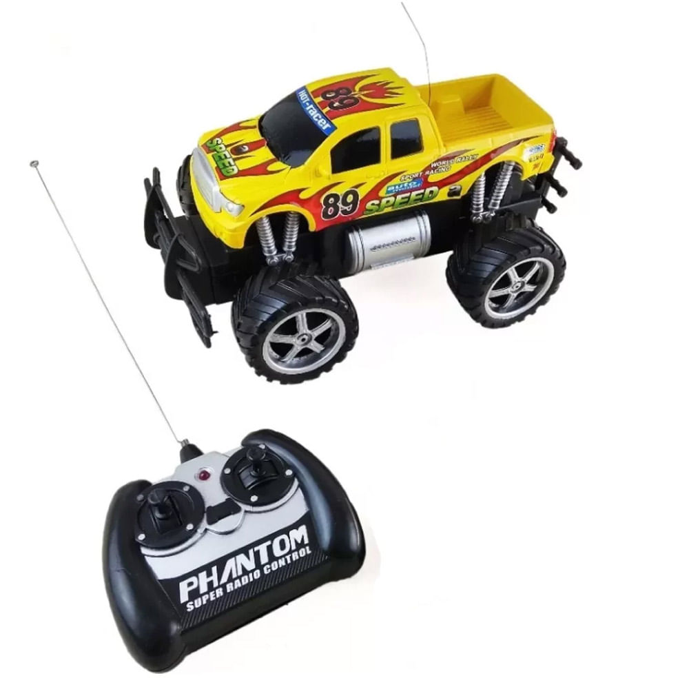 Carrinho De Controle Remoto Recarregavel Pick Up Rally