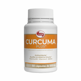 Kit 2x: Cúrcuma Plus 500mg Vitafor 60 Cápsulas