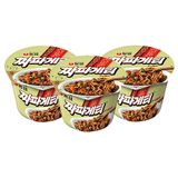 3 Lamen Chapagetti Big Bowl Nongshim Molho Soja Preta 114g