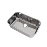 Cuba De Embutir 2 Docol Invicta 56x34x18 Cm Em Aço Inox 304 Alto Brilho Sem Válvula Docol