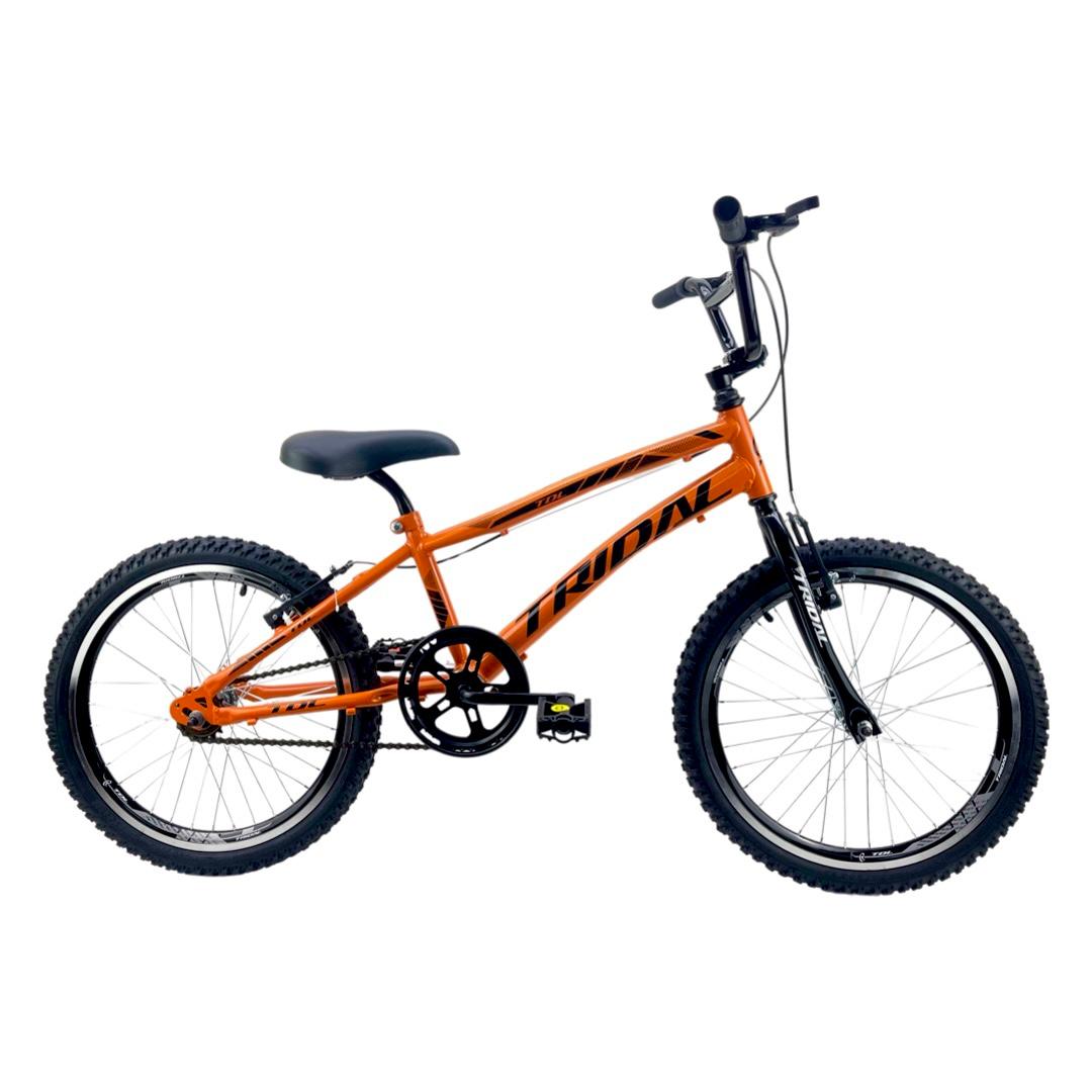 Bicicleta Aro 20 Infantil Cross Tridal Bike - Laranja - 14