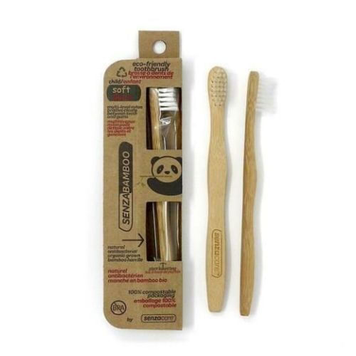 Escova De Dentes Bamboo Soft Child 1 Unidade Da Senzacare