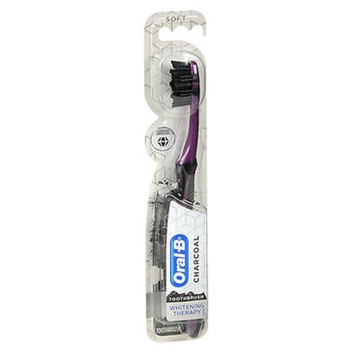 Escova De Dentes Oral-b Charcoal Soft 1 Cada Da Oral-b (pacote Com 2)