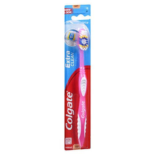 Escova De Dentes Colgate Extra Clean Soft 1 Cada Da Colgate (pacote Com 2)