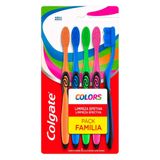 Kit Escova Dental Colgate Colors Com 5 Unidades