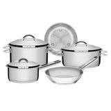 Panelas Solar Conjunto Com 5 Pesas De Aço Inox