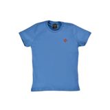 Camiseta Infantil/juvenil Menino Azul Básica