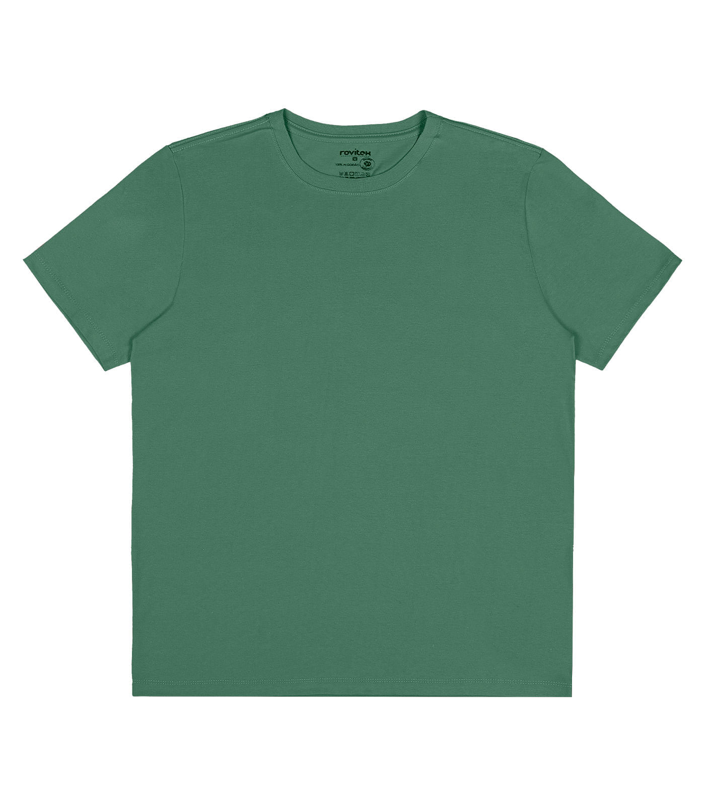 Camiseta Masculina Básica Rovitex Verde P