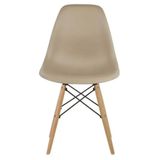 Conjunto 4 Cadeiras Charles Eames Eiffel DSW - Nude - KzaBela