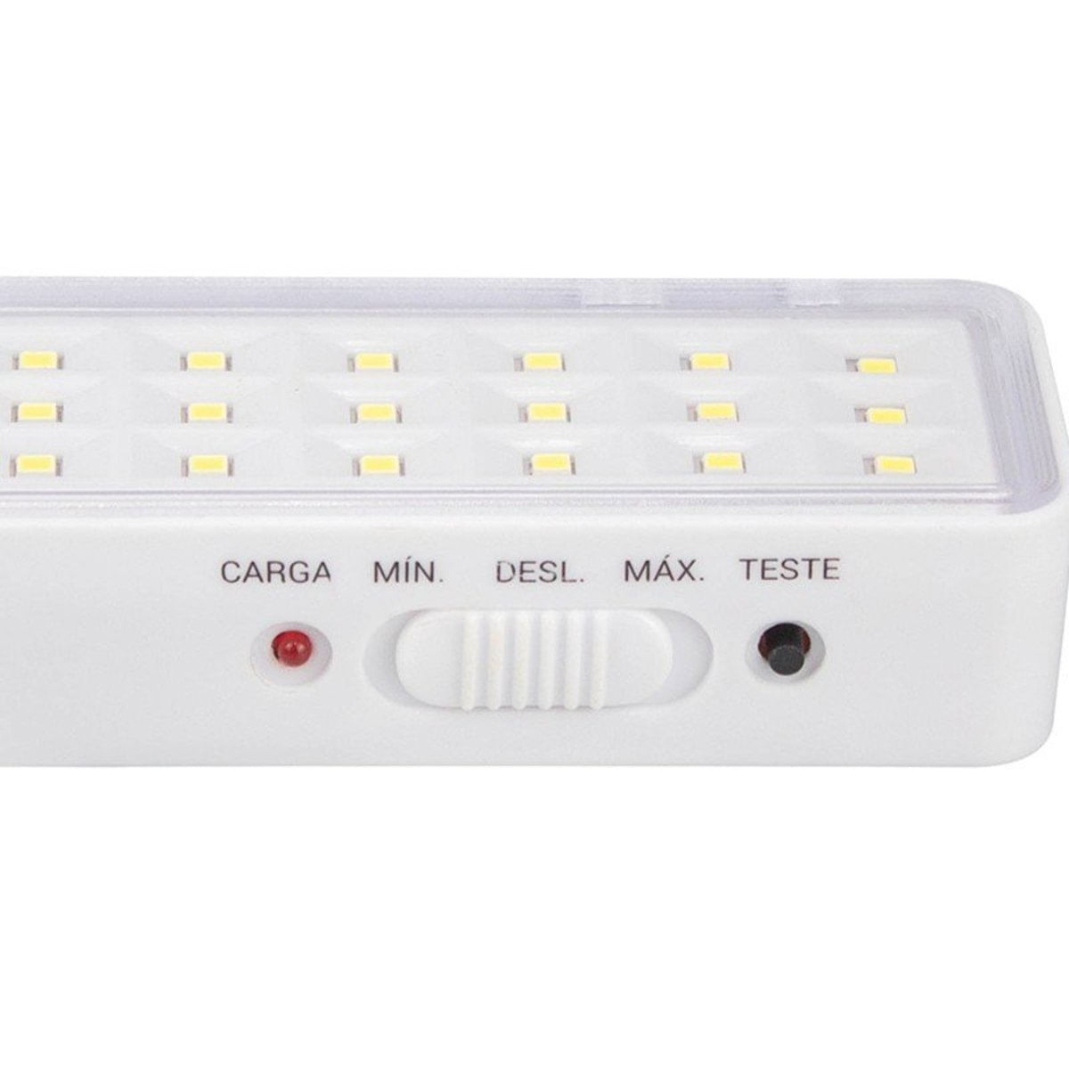 Luminária de Emergência Auxiliar Blumenau 1W Bivolt 6500K Luz Branca