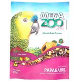 Alimento Super Premium Megazoo Mix Papagaios 350G