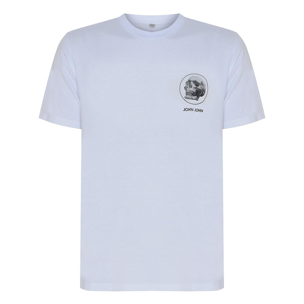 Camiseta John John Logo Branca - Compre Agora