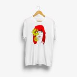 Camiseta Rita Lee - Flor - Branca P | Branca Rita Lee