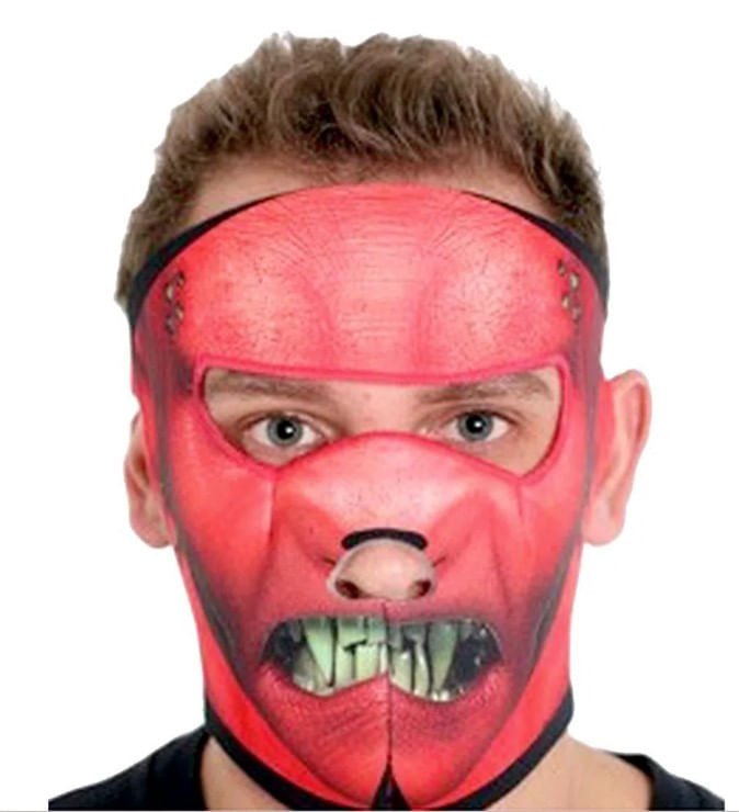 Meia Mascara Dublada Mutante