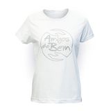 Camiseta Branca Feminina Logo Amigos Do Bem M